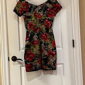 Vintage silk cocktail dress.  Recently re-tailored for new fit.